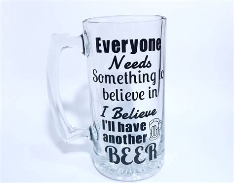 Father S Day Beer Mug With A Funny Quote Beer Mugs Ts For Father S Day Big Beer Glass