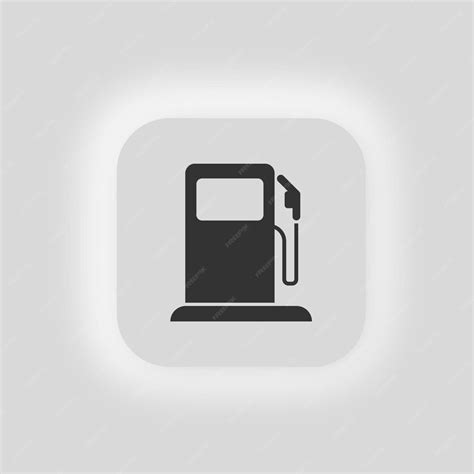 Premium Vector Gas Station Icon Fuel Pump Illustration Symbol Fueling