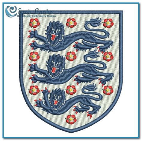 Silver vintage england grill badge emblem for mini, jaguar,rover,healey,triumph, brand new. England National Football Team Logo Embroidery Design ...