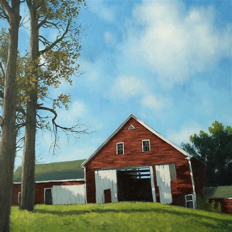 The tuttle farm of dover, new hampshire, united states, is located between the tidal waters of the bellamy and piscataqua rivers on dover point, and has been operating continuously since 1632. Learn to paint an old red barn acrylic | Tim Gagnon Studio