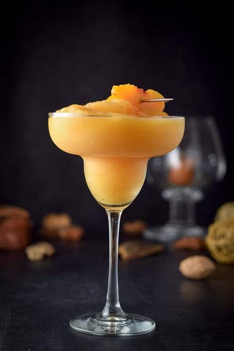 This Peach Margarita Is Refreshing Pretty And Fun To Drink By The Side