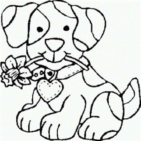 Easy Puppy Coloring Pages At Getdrawings Free Download
