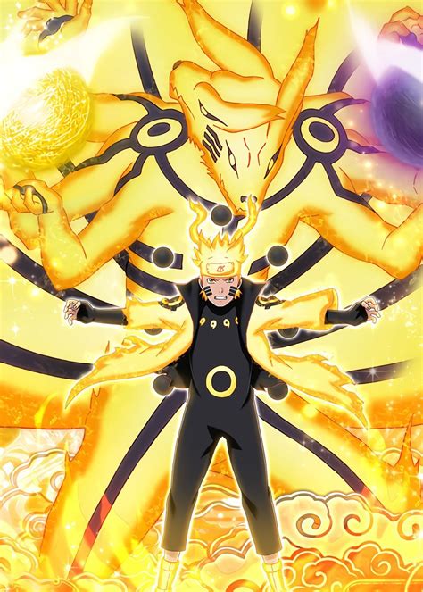 Naruto Kurama Poster By Onepiecetreasure Displate In 2021 Naruto