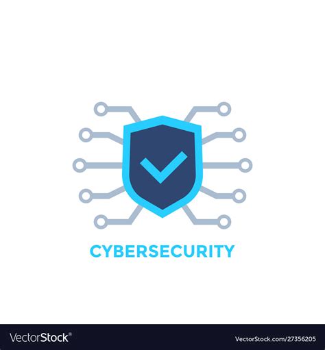 Cyber Security Logo Royalty Free Vector Image Vectorstock
