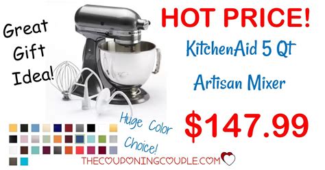 Maybe you would like to learn more about one of these? *HOT* KitchenAid Artisan 5qt Stand Mixer ONLY $154.67 ...