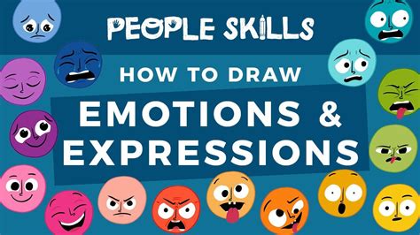 How To Draw Emotions And Expressions People Skills Youtube