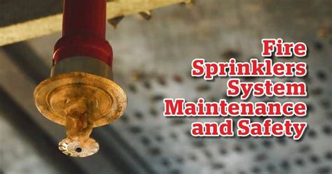 The state is set to adopt the. Fire Sprinklers System - Maintenance and Safety - Fire Safety Tips