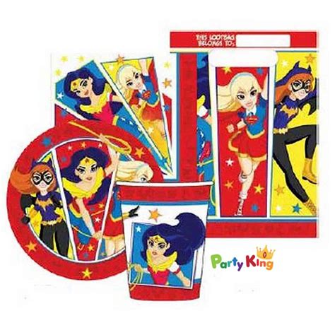 Dc Super Hero Girls Party Pack 40pk Party King Wanganui