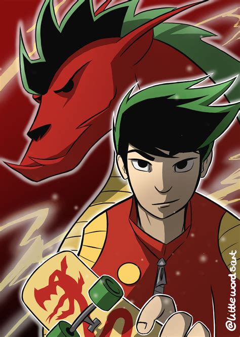 American Dragon Jake Long By Littlewordsart On Deviantart