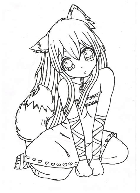 Print anime coloring pages for free and color our anime coloring! nice brilliant Anime Girl Coloring Pages : Free Coloring ...