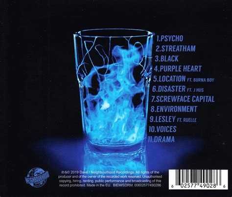 Psychodrama Dave Cd Album Muziek