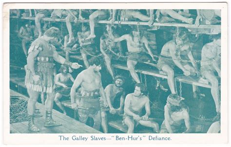 Ben Hur The Galley Slaves Ben Hur Painting Art