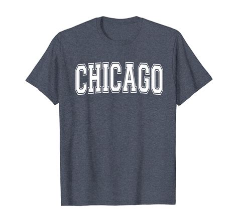 Chicago Il Illinois Usa Vintage Sports Varsity Style T Shirt 3