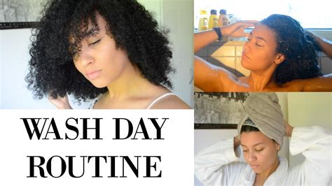 How I Wash My Natural Hairwash Day Routine Youtube