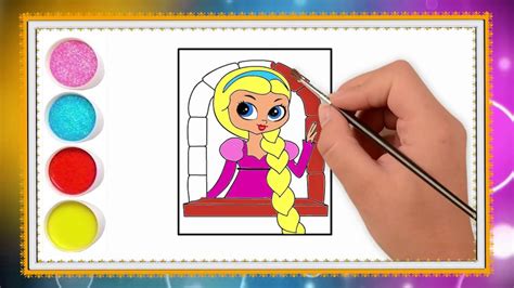 Cara menggambar dan mewarnai makeup glitter rainbow makeup tools coloring and drawing. Cara Menggambar dan Mewarnai Gambar Kartun Anak - putri ...