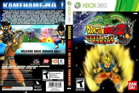Dragon Ball Z Ultimate Tenkaichi Xbox 360 Game Covers Dragon Ball Z