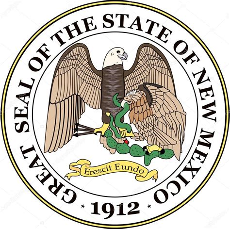 Coat Of Arms Of The State Of New Mexico Usa — Stock Photo