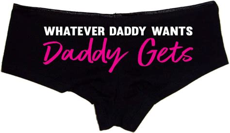 buy sgr whatever daddy wants daddy gets premium cotton naughty panties for women sexy ts