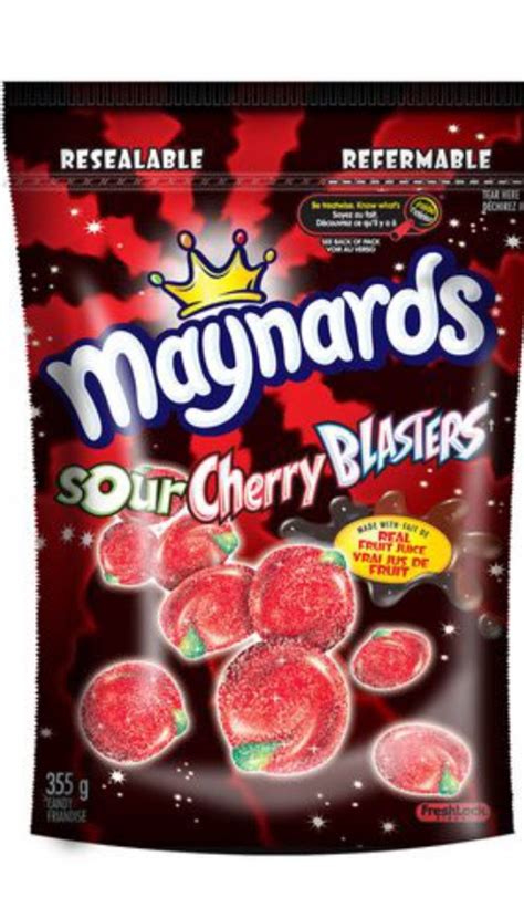 Maynards Sour Cherry Blasters Reviews In Candy Chickadvisor