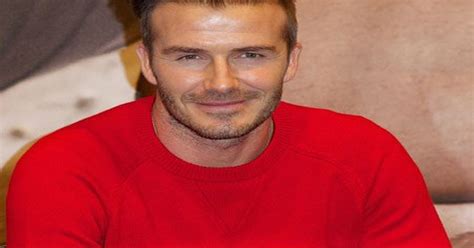 David Beckham Looks Red Hot For His Handm Collection Launch In New York