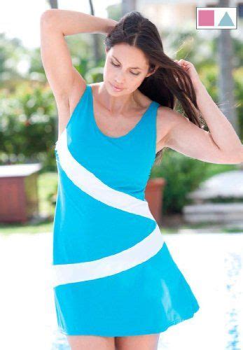 Jessica London Plus Size Colorblock Swimdress 3499 Swim Dress