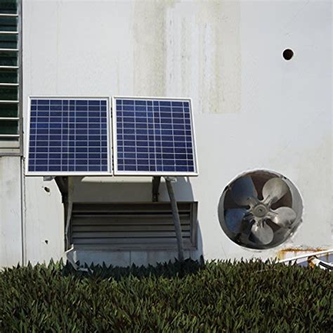Eco Worthy 25w Solar Powered Attic Ventilator Gable Roof Vent Fan With