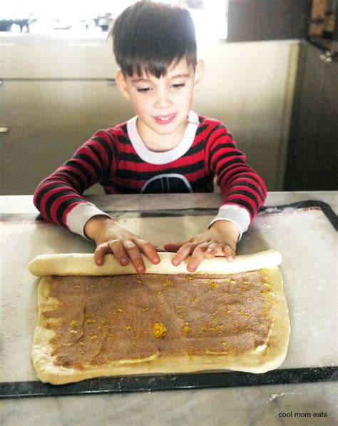 Busy Parent Kitchen Hack Shortcut Pizza Dough Cinnamon Rolls Cool