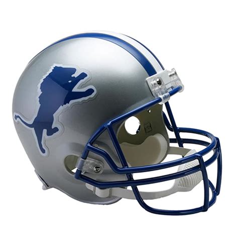 Riddell Detroit Lions Throwback 1983 2002 Vsr4 Replica Football Helmet