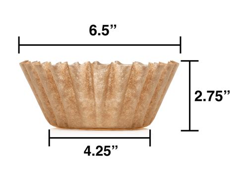 Coffee Filters Natural Unbleached Brown Biodegradable Large Basket