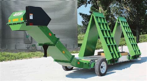 Drive Over Grain Transfer Hopper Portable Or Permanent