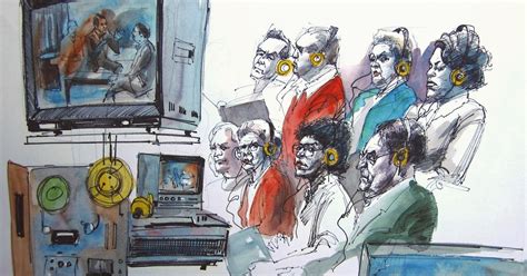 illustrated courtroom abscam by aggie kenny and the movie american hustle