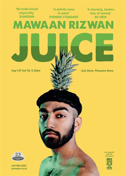 Mawaan Rizwan Juice Comedy Poster Awards 2018