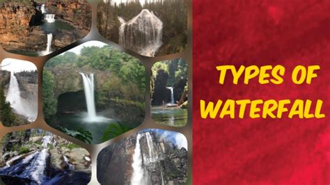 Types Of Waterfalls Youtube