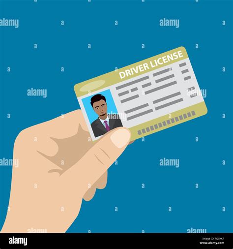 Driving License Stock Vector Images Alamy