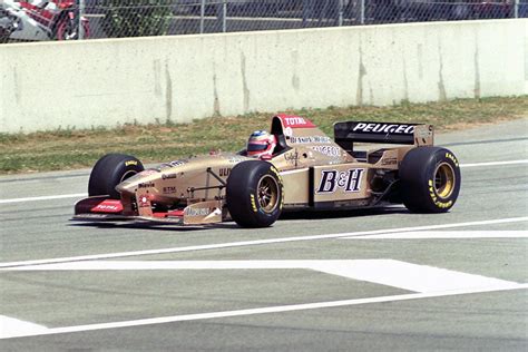 014 · 1996 · Barcelona · Jordan Peugeot 196 · Rubens Barrichello