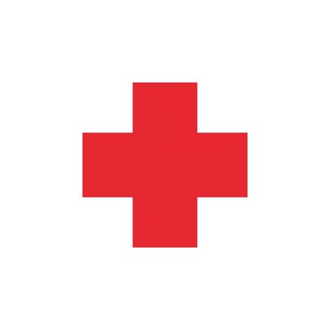 Crossredsymbollogoamerican Red Crossline 169154 Free Icon Library