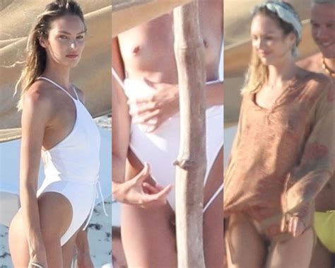 Candice Swanepoel Caught Nude Behind The Scenes Fappenist