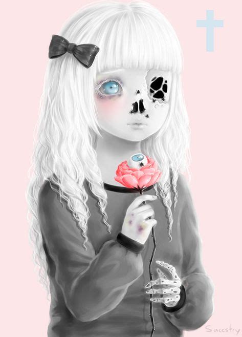 Cute Creepy Art Saccstry Large Msg 138498302071 580×806 Pastel