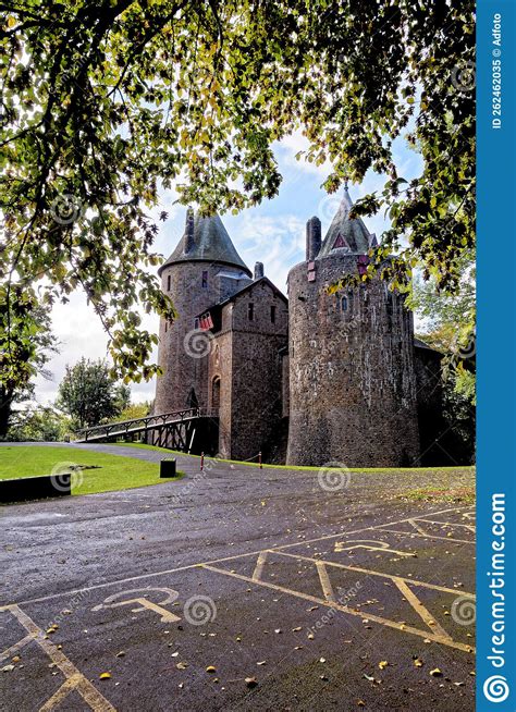 Castell Coch Red Castle Gothic Revival Castle Stock Image Image