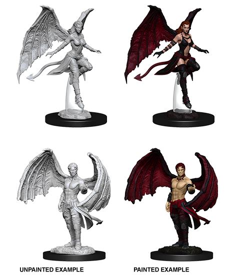 Dandd Unpainted Minis Succubus And Incubus 634482738412
