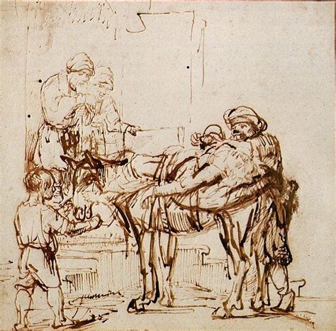 Rembrandt Harmensz Van Rijn The Good Samaritan At The Inn 1649