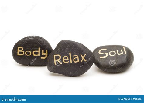 Black Spa Massage Stones Stock Image Image Of Steady 7273353
