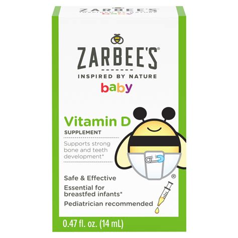Save On Zarbees Naturals Baby Vitamin D Supplement Order Online
