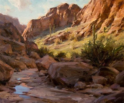 Mitch Baird Landscape Art Desert Painting Western Landscape