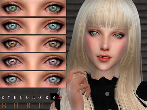 The Sims Resource Bobur Eyecolors 29