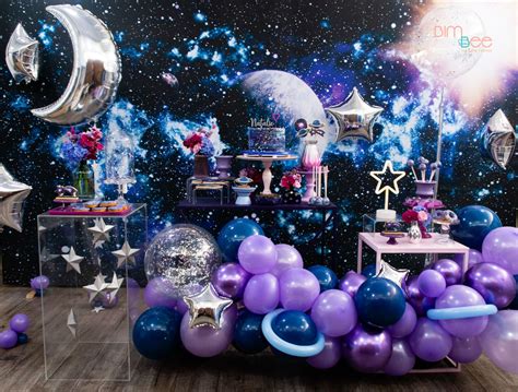 festa galáxia decoração lúdica decoração festa infantil festa aniversario festa de lua