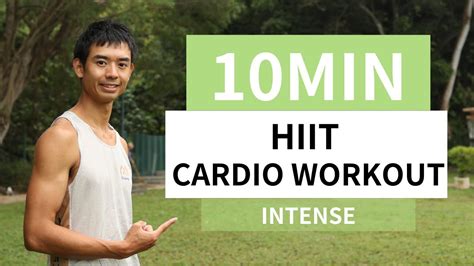 10 Minute Hiit Cardio Workout Intense Burn Lots Of Calories｜hong