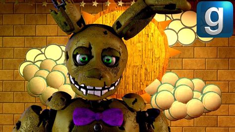 Gmod Fnaf Review Brand New Withered Spring Bonnie V6 Playermodel