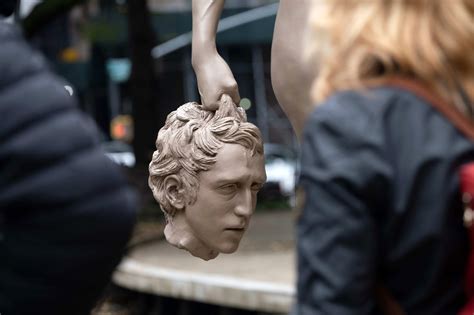 newly unveiled medusa statue in nyc sends metoo message