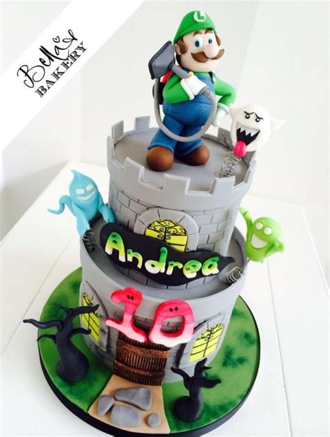Happy birthday super mahrio ultimate metal forum. Luigi's Mansion - Cake by Bella's Bakery | Luigi cake ...